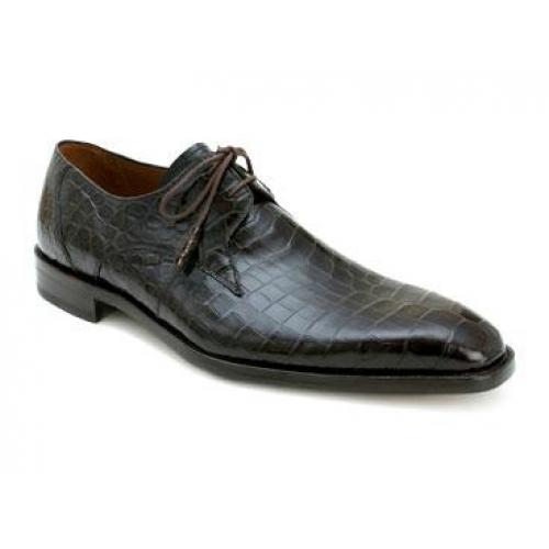 Mezlan "Brut" Brown Genuine All-Over Alligator Shoes